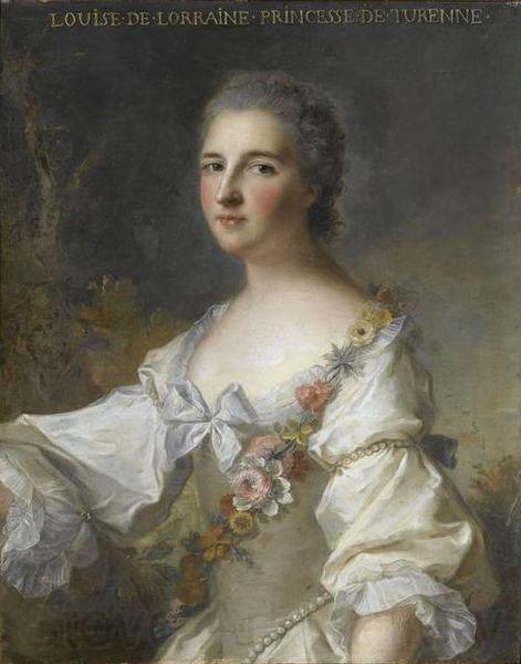 Jjean-Marc nattier Portrait of Louise Henriette Gabrielle de Lorraine Princesse de Turenne, Duchess of Bouillon